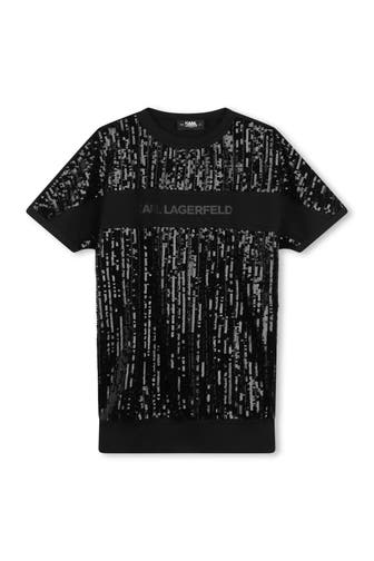 KARL LAGERFELD Jersey-Kleid schwarz