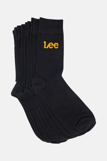 LEE - 5er-Pack Socken 'Drew' schwarz