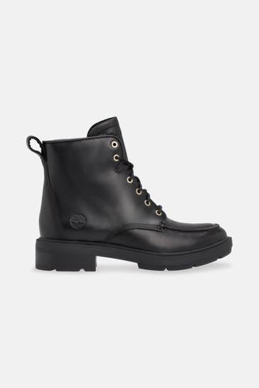 TIMBERLAND Schnürstiefeletten 'Brimfield' schwarz