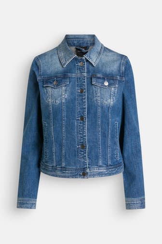 ARMANI EXCHANGE Jeansjacke azurblau