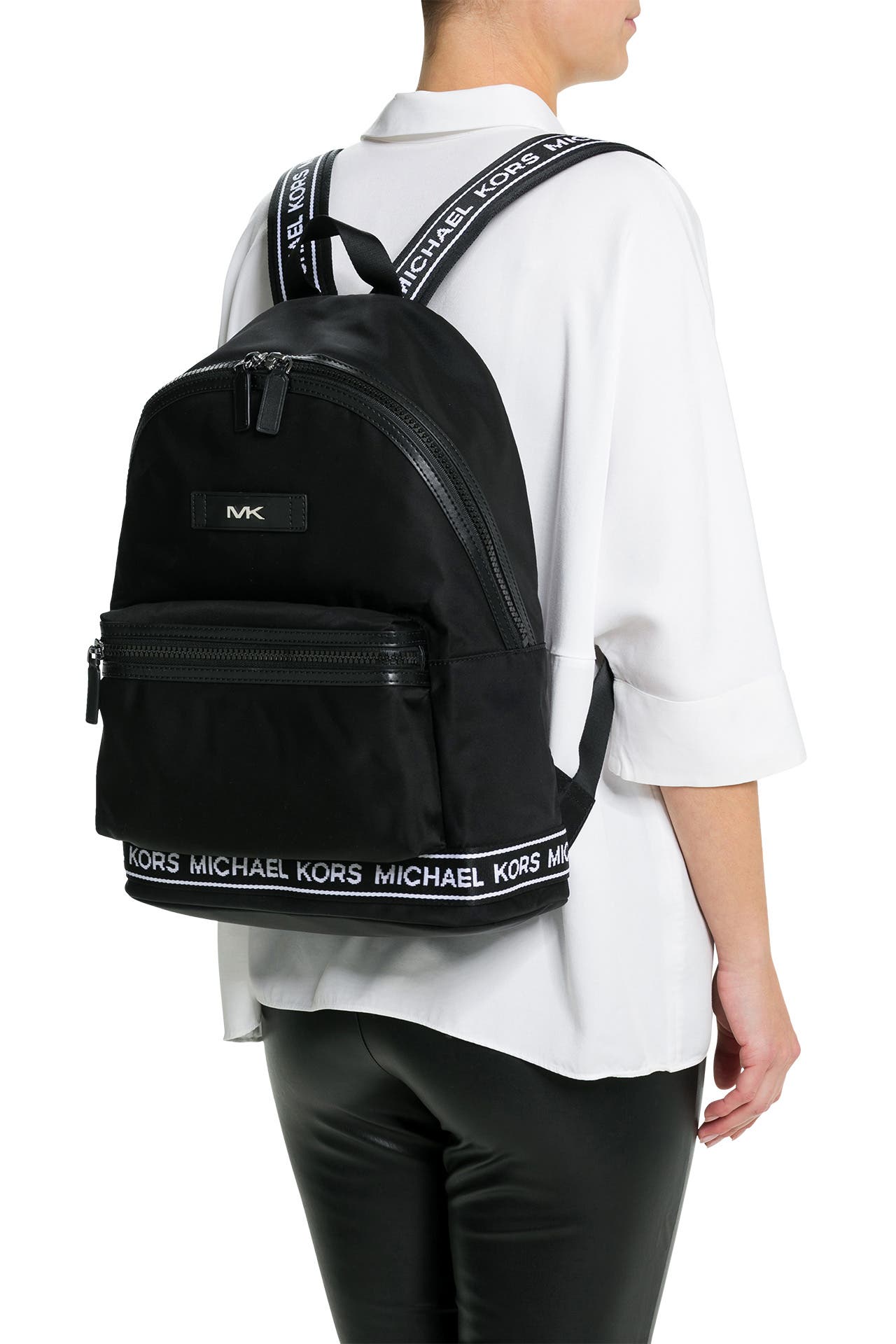Michael kors rucksack schwarz weiß clearance