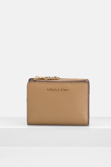 MICHAEL MICHAEL KORS Leder-Geldbörse hellbraun