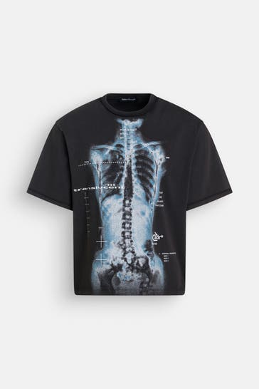 ATELIER DE ROUPA T-Shirt 'Skeleton' schwarz