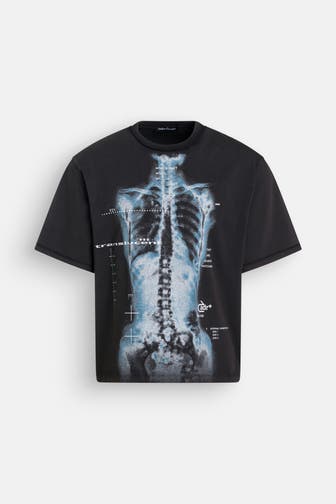 ATELIER DE ROUPA T-Shirt 'Skeleton' schwarz