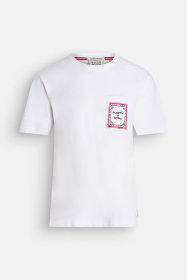 SCOTCH & SODA T-Shirt weiß