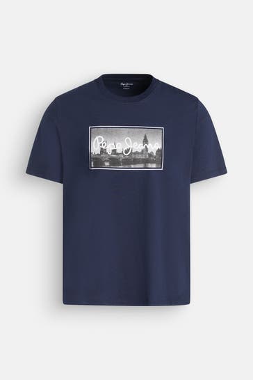 PEPE JEANS T-Shirt 'Emmett' navy