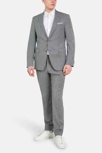 JOOP! Wollmix-Anzug 'Finch' hellgrau