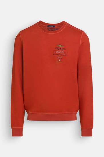 AERONAUTICA MILITARE Sweatshirt orangerot