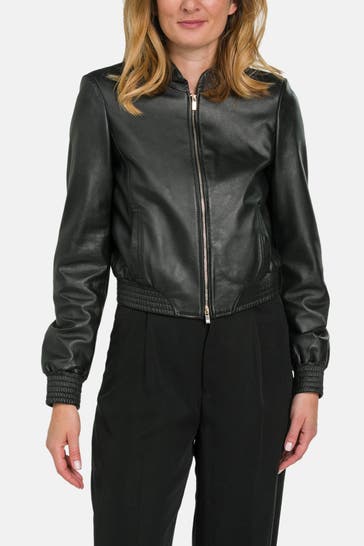 RIANI Lederjacke schwarz