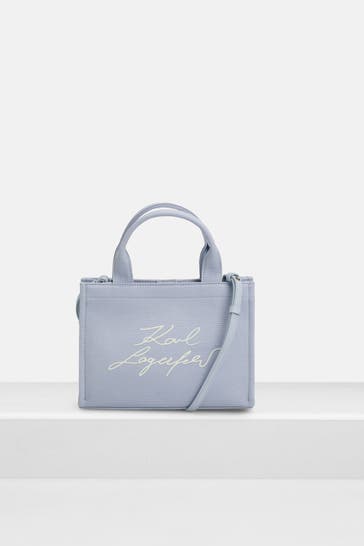 KARL LAGERFELD Umhängetasche hellblau