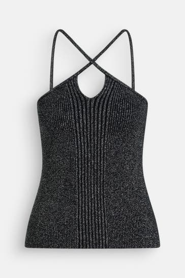 SAMSØE & SAMSØE Strick-Top 'Sanina' schwarz