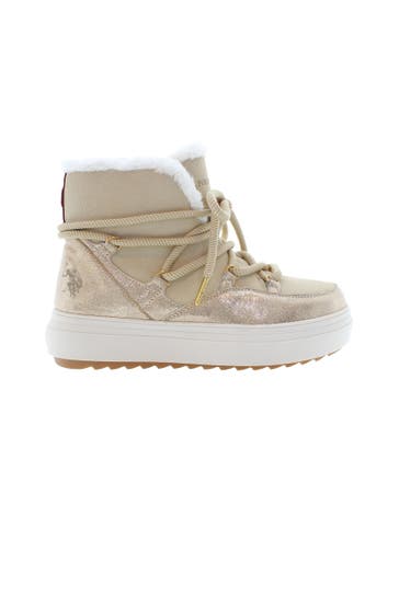 U.S. POLO ASSN. Sneaker hellbraun