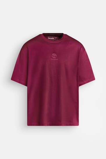 TIMBERLAND T-Shirt burgunder