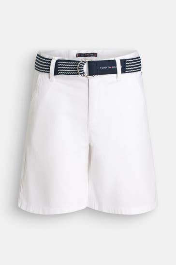 TOMMY HILFIGER Shorts weiß