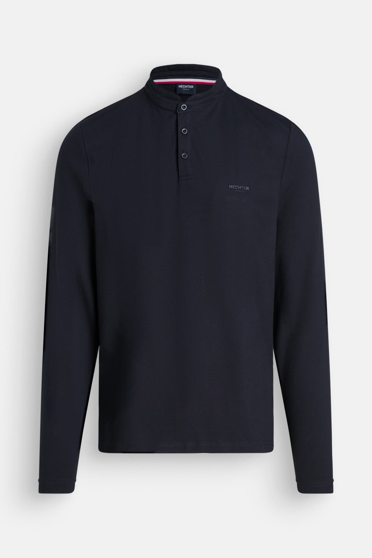 HECHTER Paris Langarm-Polo dunkelblau, Bild 1