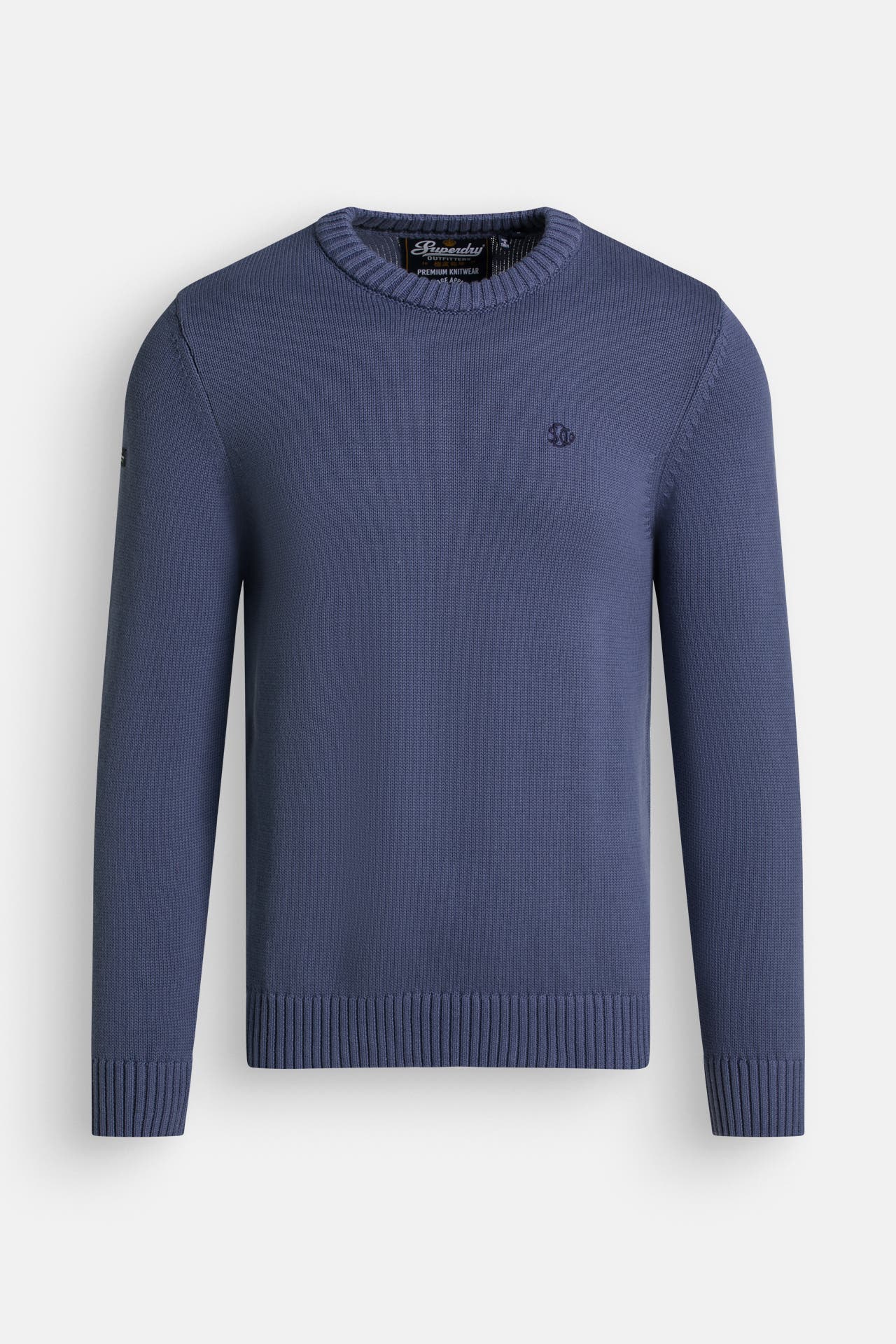 SUPERDRY Strickpullover graublau, Bild 1