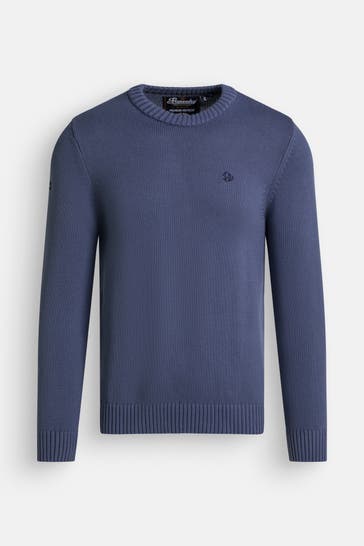 SUPERDRY Strickpullover graublau