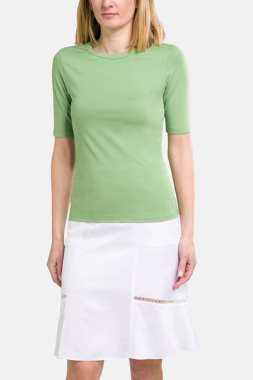 BOSS T-Shirt 'Efita' grün