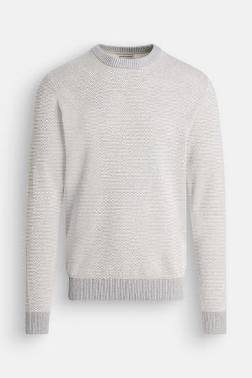 JACK & JONES - Strickpullover hellgrau