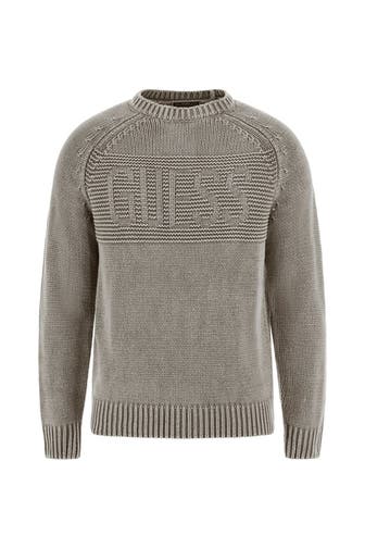 GUESS Strickpullover 'Ellery' taupe