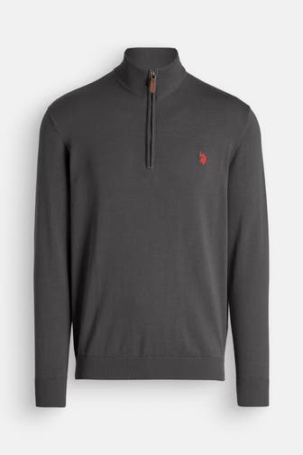 U.S. POLO ASSN. Strick-Troyer dunkelgrau