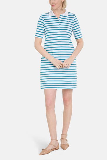 LUISA CERANO Polokleid gemustert