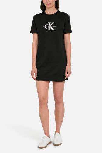 CALVIN KLEIN T-Shirt-Kleid schwarz