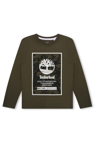 TIMBERLAND Longsleeve oliv