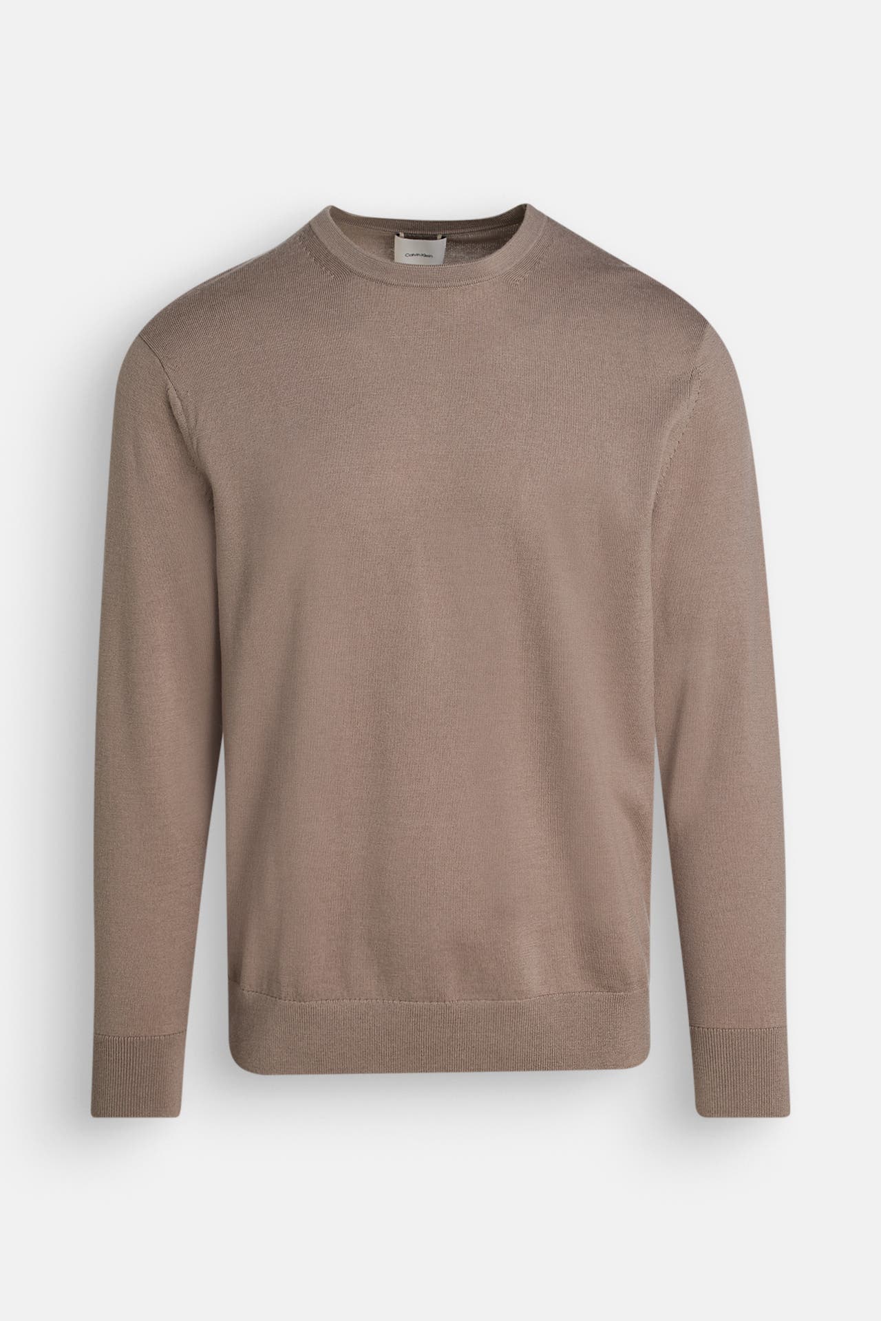 CALVIN KLEIN Wollpullover greige, Bild 1