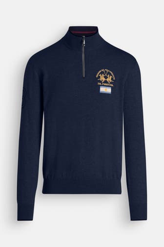 LA MARTINA Stricktroyer dunkelblau