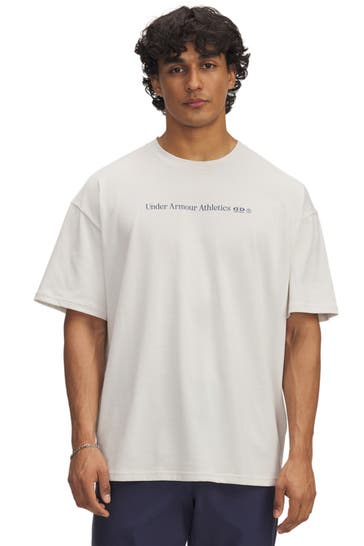 UNDER ARMOUR T-Shirt 'Running Shoe' offwhite