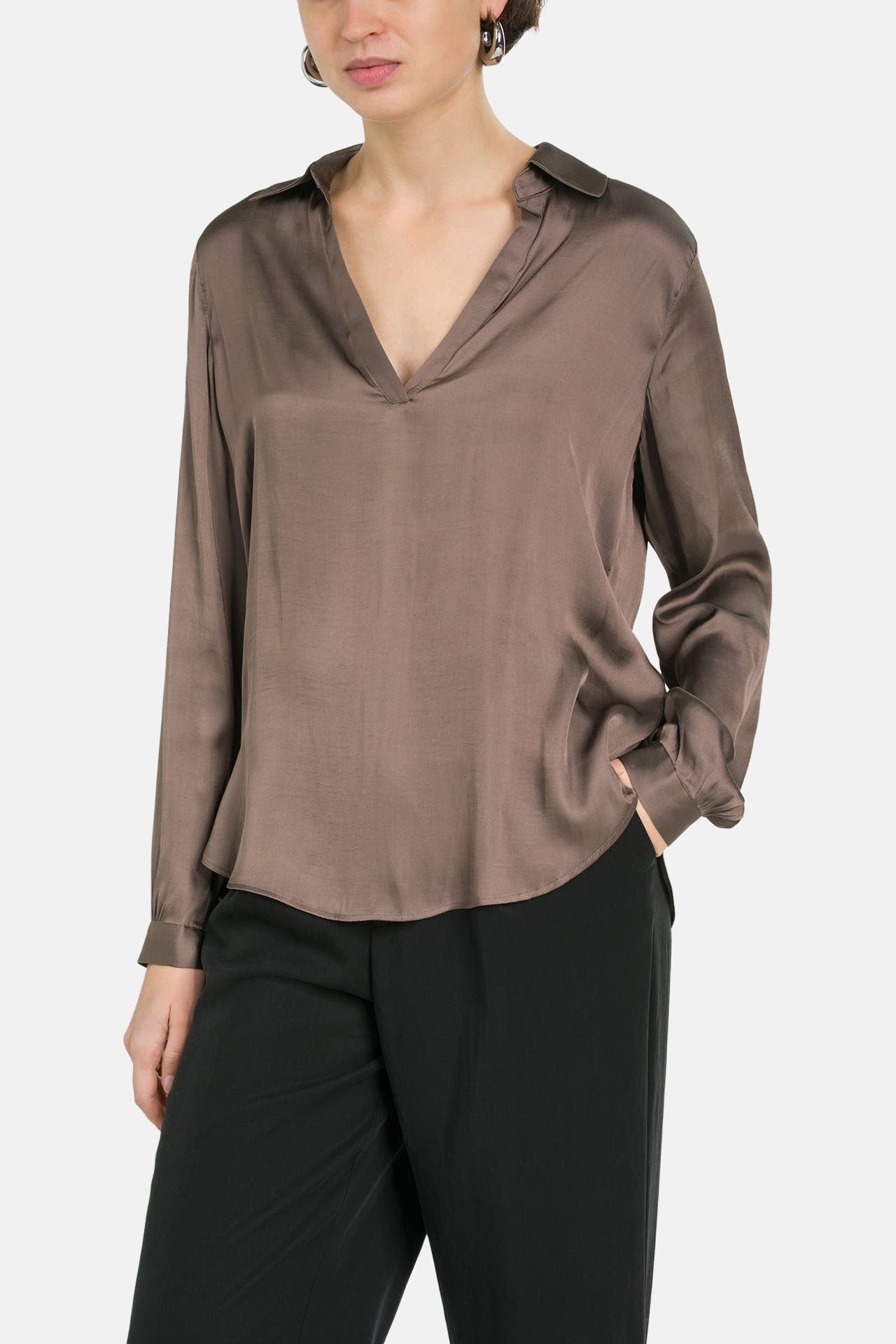 ROSEMUNDE Blusenshirt 'Messina' taupe, Bild 1