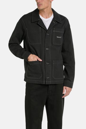 TIMBERLAND Denim-Overshirt schwarz