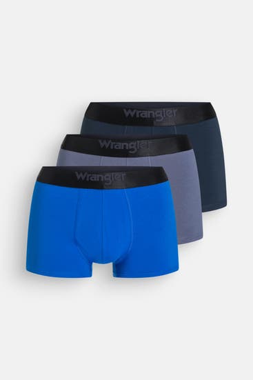 WRANGLER - 3er-Pack Boxer Trunks 'Redding' mehrfarbig