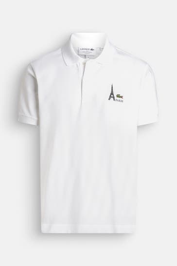 LACOSTE Polo-Shirt weiß
