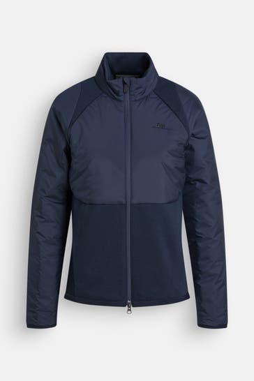 J.LINDEBERG SPORTSWEAR Fleecejacke 'Shona Hybrid' nachtblau