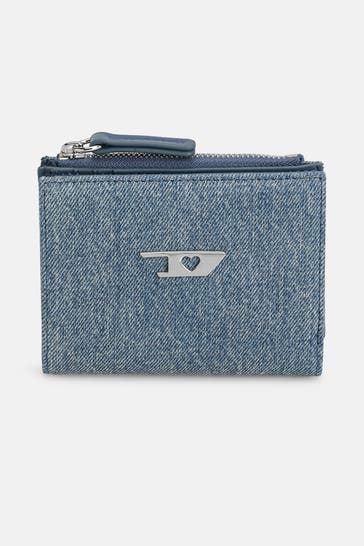 DIESEL Geldbörse 'Heart' denim