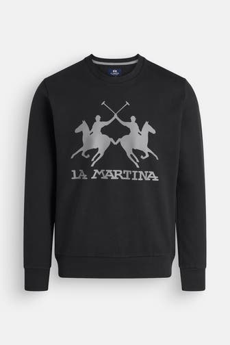 LA MARTINA Sweatshirt schwarz