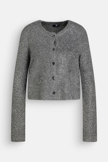 RIANI Strickpullover silber