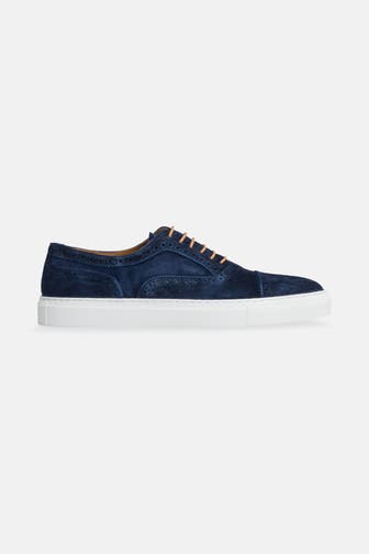 PRIME SHOES Lederschnürer 'Edwards' navy