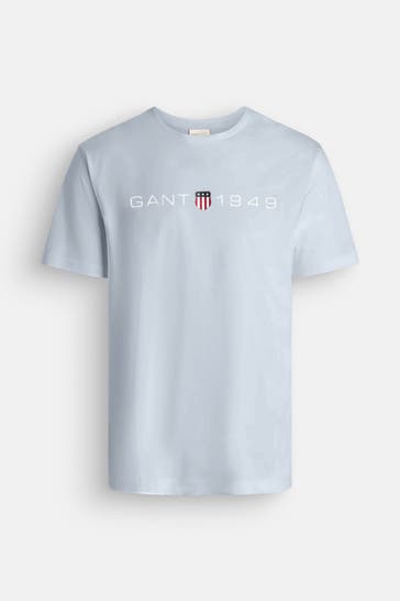 GANT T-Shirt hellblau