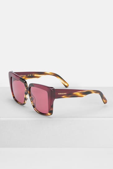 FERRAGAMO Sonnenbrille gemustert