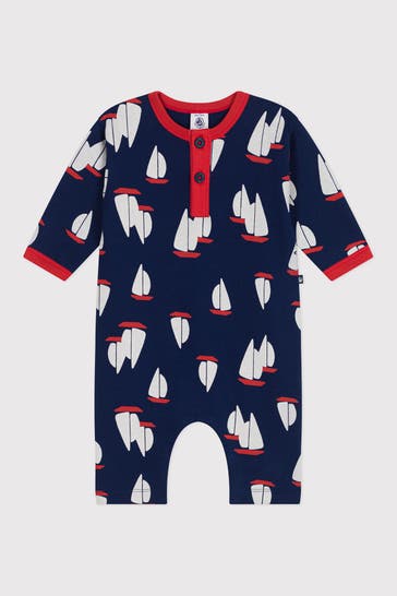 PETIT BATEAU Strampler gemustert