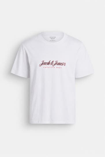 JACK & JONES T-Shirt weiß