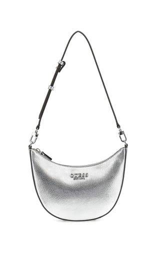 GUESS Schultertasche 'Fedana' silber