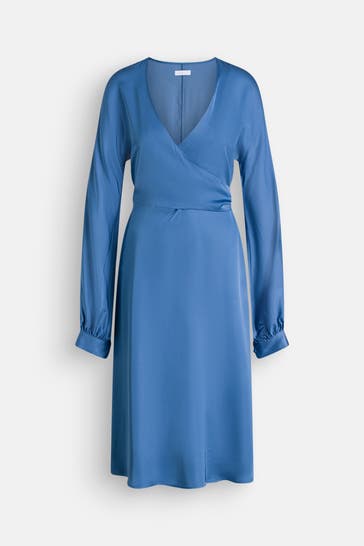 2NDDAY Wickelkleid 'Serene' azurblau