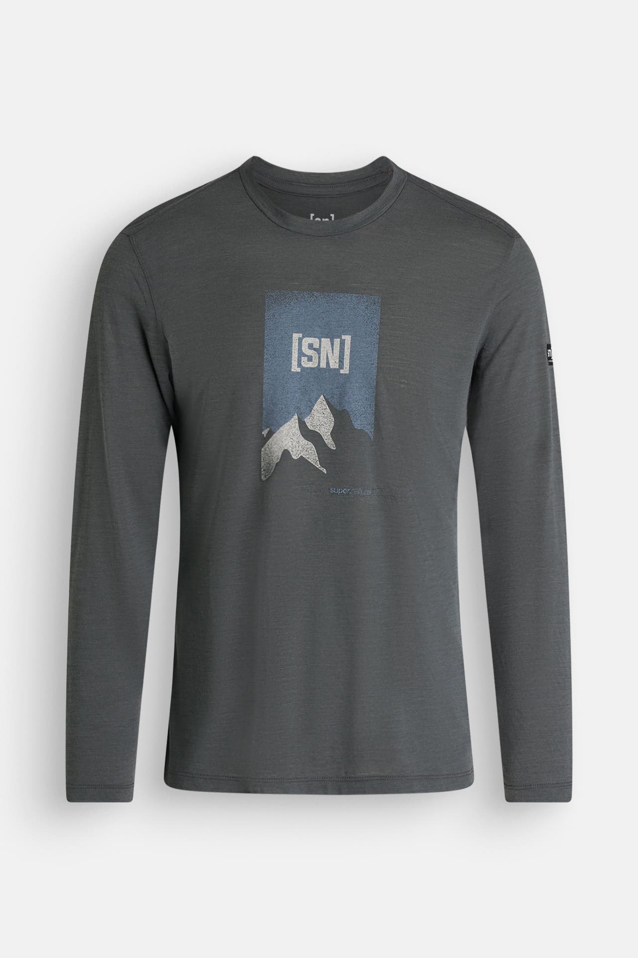 SUPER.NATURAL Wollmix-Longsleeve grau, Bild 1
