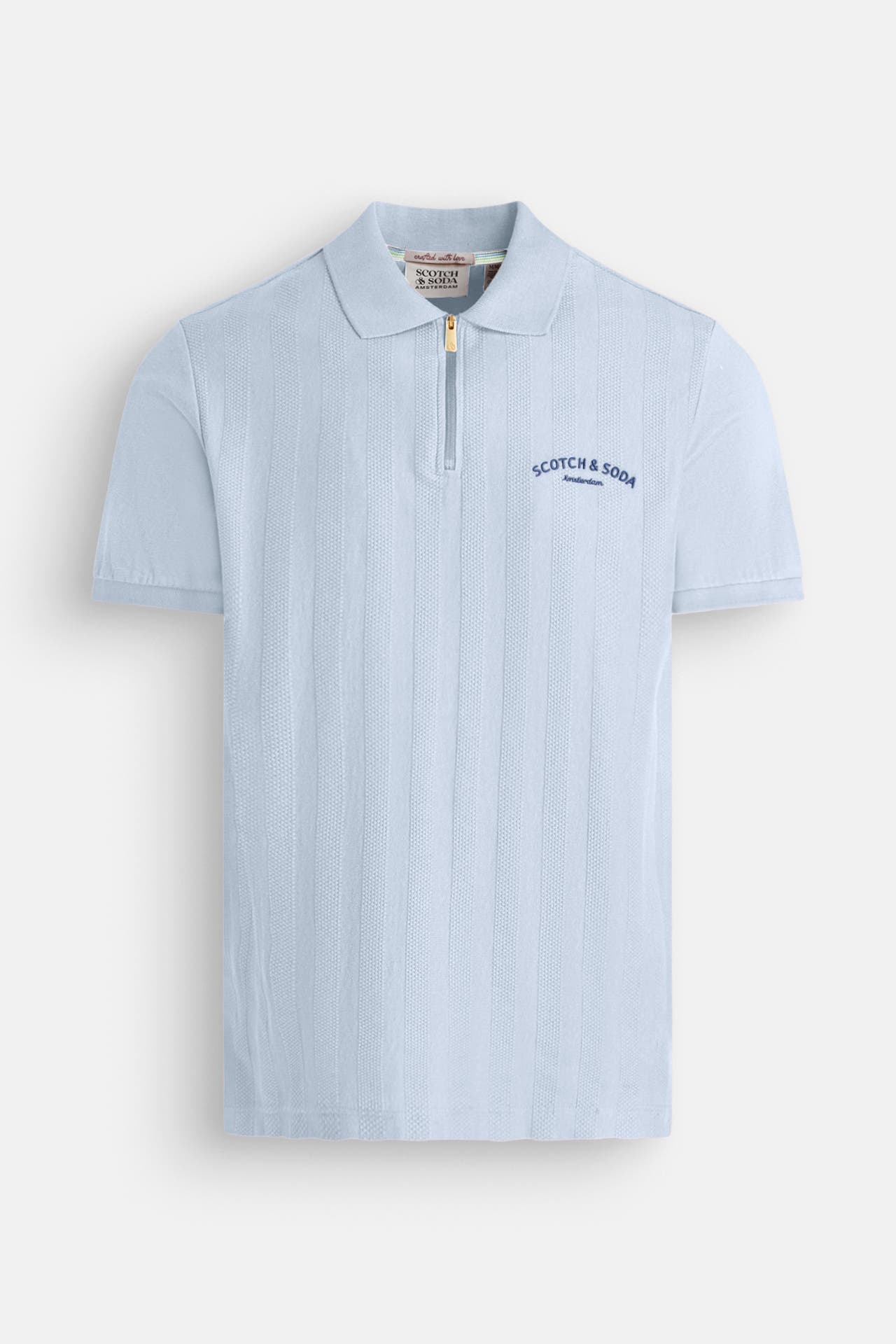 SCOTCH & SODA Polo-Shirt hellblau, Bild 1