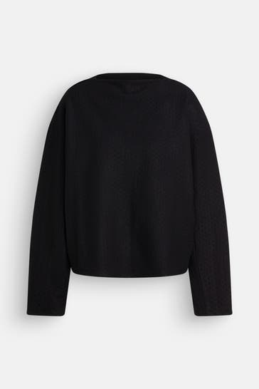 CLOSED Wollmix-Pullover schwarz