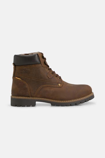 CAMEL ACTIVE Schnürstiefel 'Search' dunkelbraun